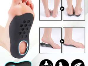 Semelles pour pieds plats SOLEBRACE - Pack de 2 - Corrige le pied et la posture - Soutien longue durée