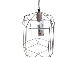 Licht &living lichtroze Milon hanglampen -Geschikt om aan een plafond te hangen