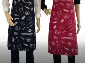 Cooking Apron Apron, Brand KitchenCover, 100% Cotton, 4 Colors, For Resellers, A-Stock