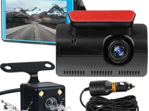 DRIVING VIDEO RECORDER TOUCH FRONT FRONT BACK Meniu PL AS331