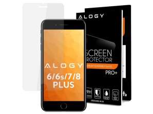 Alogy gehard glas voor iPhone 6 / 6S / 7 / 8 Plus-scherm