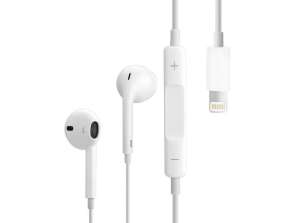 Apple EarPods MMTN2ZM/A -kuulokkeet, joissa on valkoinen Lightning-liitin