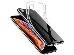 Carcasă pentru Apple iPhone XS Max transparentă din silicon