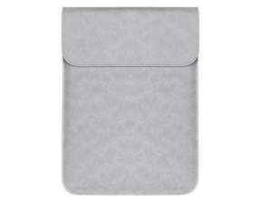 Alogy Hülle aus Leder für Apple MacBook Air 13 grau