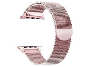 Bracelet Milanais Alogy strap pour Apple Watch 38/40/41mm rose