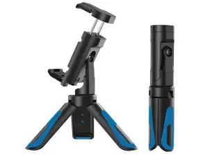 Apexel APL-JJ08 Mini Tripod Stand Tripod 360 Telefon Holder Blå