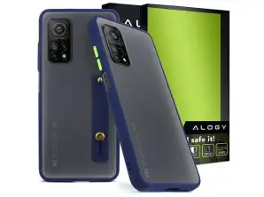 Alogy Bumper Hülle mit Gurt für Xiaomi Mi 10T / 10T Pro marineblau