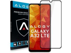Coque Glass Alogy Full Glue friendly pour Samsung Galaxy A32 LTE Noir