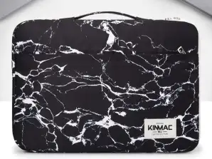 Kinmac Laptop Case 15,6 pouces pour MacBook Marble Bla