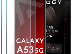 2x karkaistu lasi 9H Alogy -näytön suojaus Samsung Galaxy A53 5G: lle
