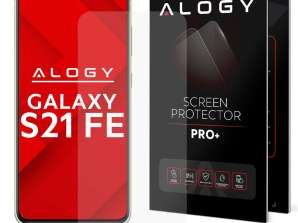 Karkaistu lasi Alogy 9H -näytön suojaus Samsung Galaxy S21 FE:lle