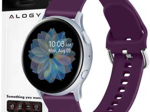 Correa universal Alogy Strap con hebilla para reloj inteligente Purple de 20 mm