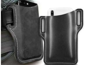 Handyhülle Universal Haarspange Beutel Alogy Leder Holster auf p