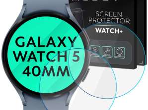 2x Alogie d’écran de protection en verre trempé pour Samsung Galaxy Watch 5 4