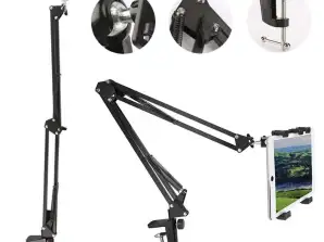 Desk holder shoulder 360 phone stand tablet solid Black