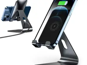 Universal Phone Stand Phone Holder with Qi Inductive Charger 15W TK2