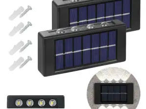 2x Lâmpada de Parede Solar Alogy Lâmpada Solar Elevador ao Ar Livre