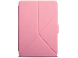 Origami-kotelo Kindle Paperwhite 1 2 3 magneetti vaaleanpunaiselle