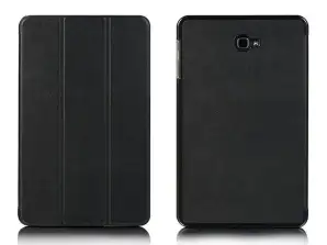 Samsung Galaxy Tab A 10.1 T580 T585 Siyah için Kitap Kapağı
