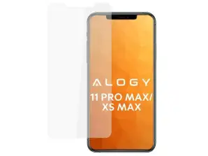 Alogy Panzerglas-Bildschirm für Apple iPhone XS Max / 11 Pro Max