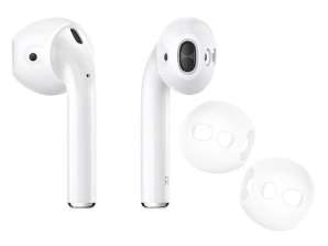 Siliconen EarPods voor Apple AirPods EarPods Transparante Melk