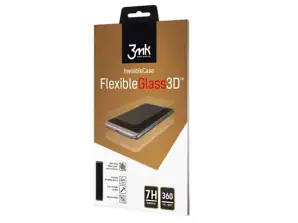 Folha 3mk Vidro flexível 3D 7H Apple iPhone Xs Max caixa invisível