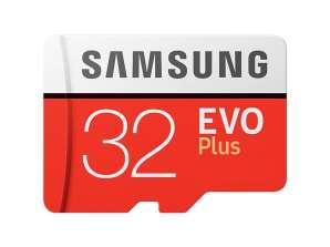 Karta pamięci Samsung EVO Plus microSD HC 32GB UHS-I U1 adapteris SD