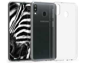 Silikonveske: Alogy-veske til Samsung Galaxy M20 gjennomsiktig