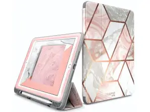Supcase Cosmo Ganzkörper für Apple iPad 9.7 2018/2017 Marmor Pink