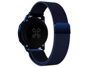 Bracelete milanesa Alogy bracelete para Gear S3/ Watch 46mm 25.2cm azul marinho