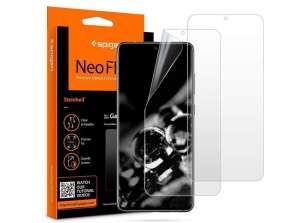 2x Spigen Neo Flex HD Película Protetora para Galaxy S20 Ultra Friendly Case Friendly
