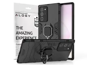 Alogy Стенд Кольцо Броня Чехол для Samsung Galaxy Note 20 Ультра черный