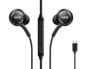 Samsung AKG by harman EO-IC100BBE USB-C tip C v ušesu slušalke črne