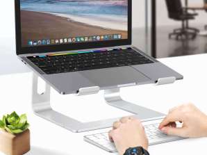 Foldable Laptop Stand Stand Alogy Portable Desk Silver
