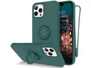 Silicone Case Ring Ultra Slim Alogy for iPhone 12 Pro Max 6.7 Green