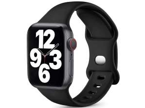 Alogy Sports Strap Rubber for Apple Watch 42/44/45/49mm Black