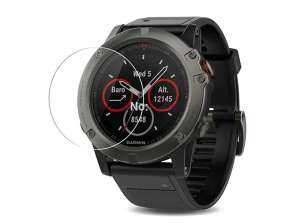 2x Alogy gehärtetes Glas Bildschirm für 9H Smartwatch für Garmin Fenix 5