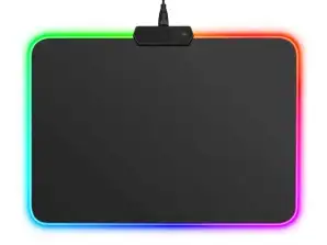 Tappetino per mouse da scrivania Alogy Gaming, retroilluminazione LED 30x25cm