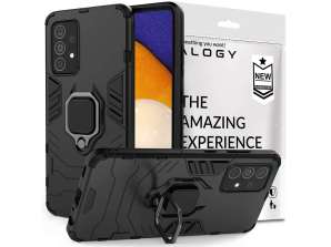 Alogy Stand Ring bruņu futrālis Samsung Galaxy A72 / A72 5G melns