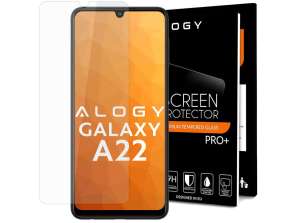 Alogy gehärteter Glasbildschirm für Samsung Galaxy A22 4G