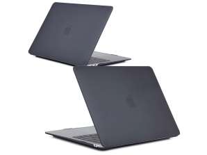 Alogy Hard Case Mat voor Apple MacBook Air 13 M1 2021 Zwart