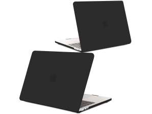 Alfombrilla de estuche duro Alogy para Apple MacBook Pro 13 M1 2021 Negro