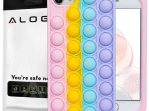 Alogy Bubble Push Pop It Case Fidget voor iPhone 7/8/SE