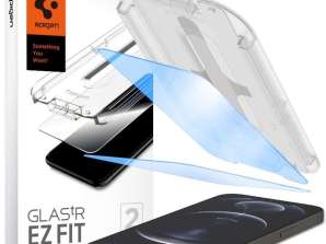2x Spigen Glas.tR EZ Fit Antiblue sticla securizata pentru Apple iPhone 13M