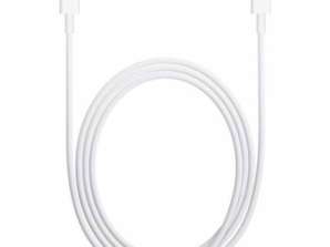 Γνήσιο καλώδιο Apple A1739 2x USB-C Type C για Macbook iPad 2m Λευκό