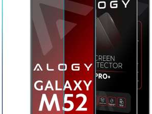 9H härdat glas alogy skärmskydd för Samsung Galaxy M52