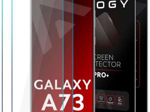 2x 9H härdat glas alogy skärmskydd för Samsung Galaxy A73