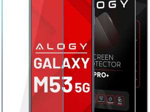 9H Pantalla de alogía de vidrio templado Protección para Samsung Galaxy M53 5G
