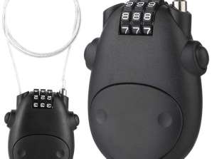 Code padlock for cipher lock with cipher Alogy telescopic cable for mo