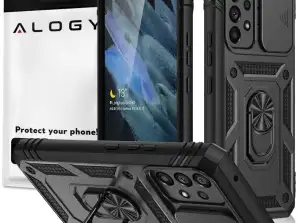 Брониран калъф за Samsung Galaxy A53 5G с капак на камерата Alogy Camshiel